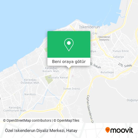 Özel Iskenderun Diyaliz Merkezi harita