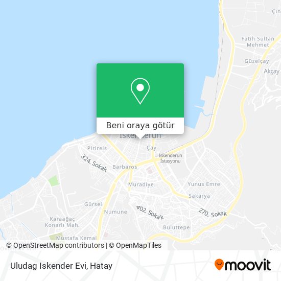 Uludag Iskender Evi harita