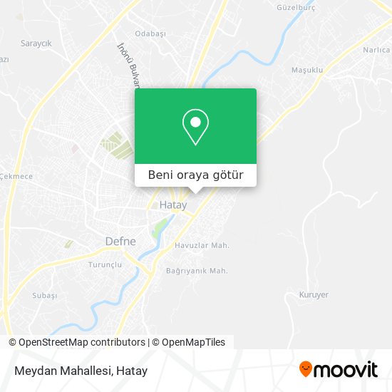 Meydan Mahallesi harita