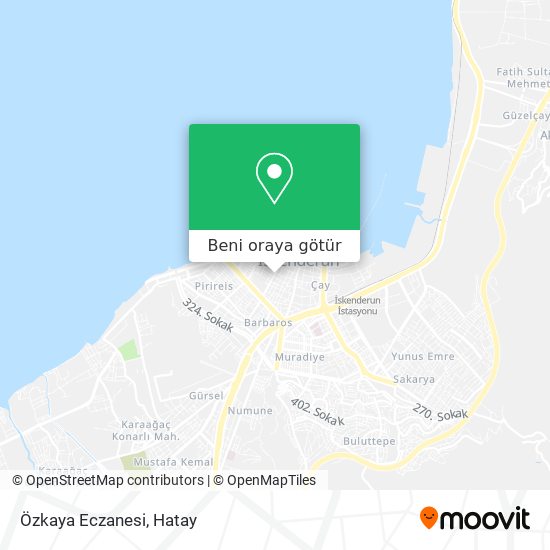 Özkaya Eczanesi harita