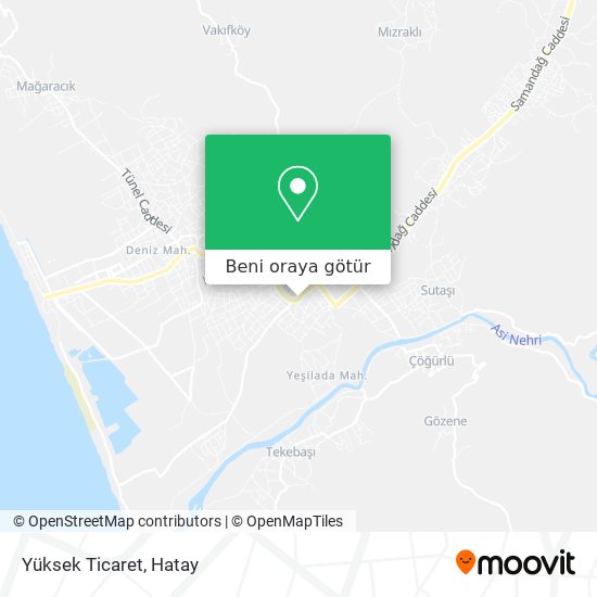 Yüksek Ticaret harita