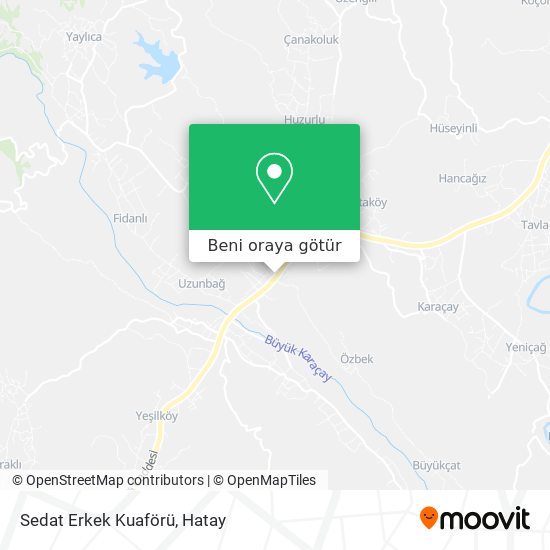Sedat Erkek Kuaförü harita
