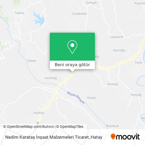 Nedim Karataş İnşaat Malzemeleri Ticaret harita