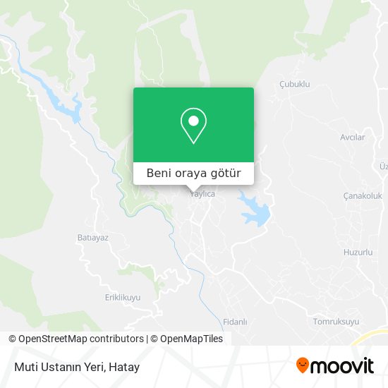 Muti Ustanın Yeri harita