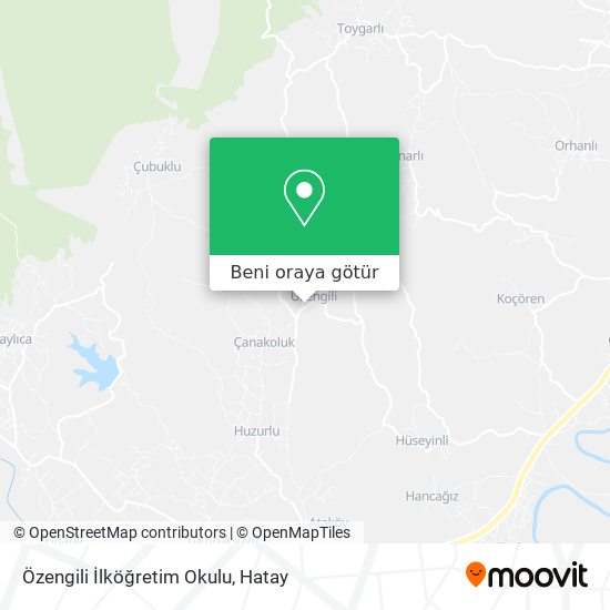 Özengili İlköğretim Okulu harita