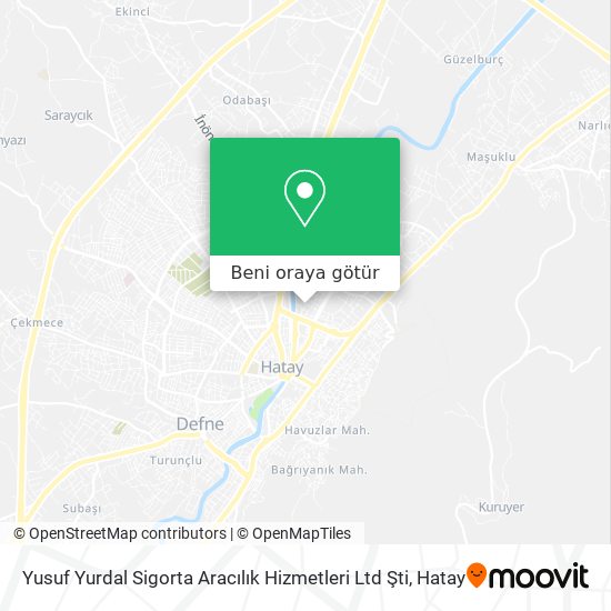 Yusuf Yurdal Sigorta Aracılık Hizmetleri Ltd Şti harita