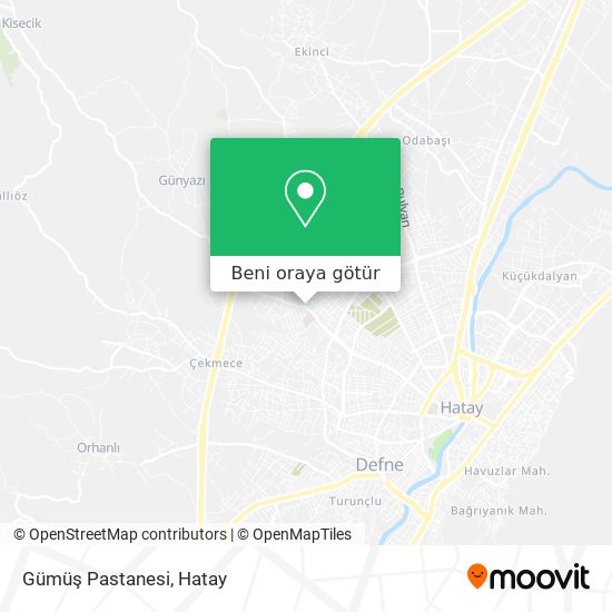 Gümüş Pastanesi harita