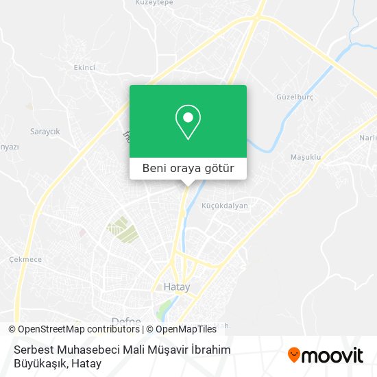 Serbest Muhasebeci Mali Müşavir İbrahim Büyükaşık harita