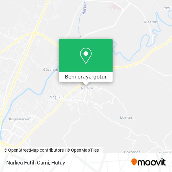 Narlıca Fatih Cami harita