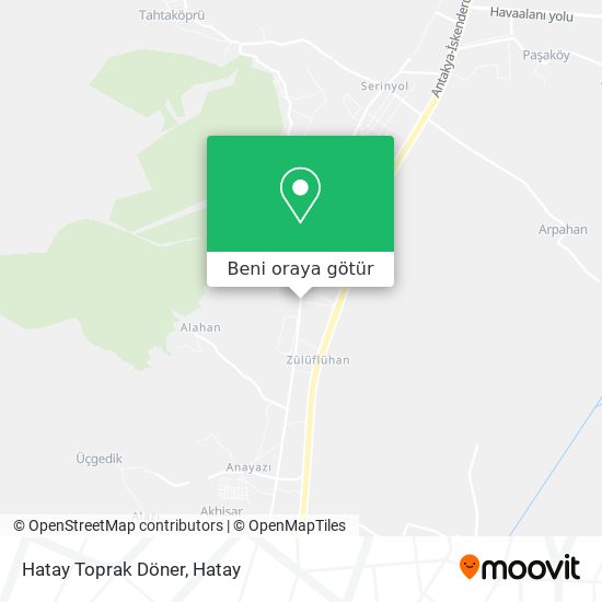 Hatay Toprak Döner harita