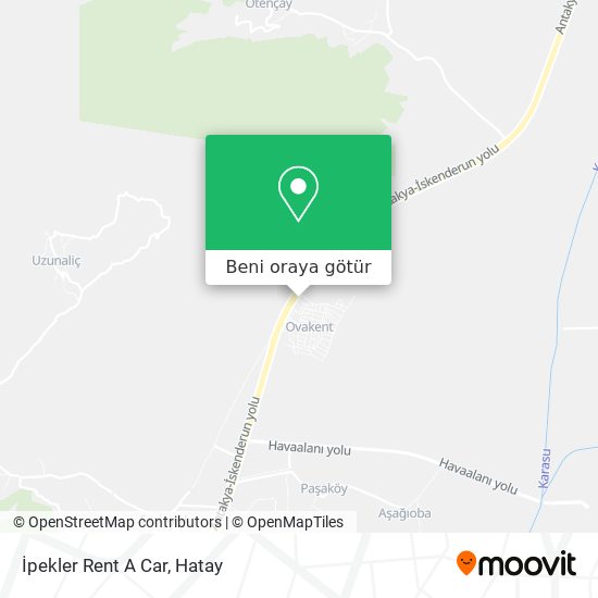 İpekler Rent A Car harita