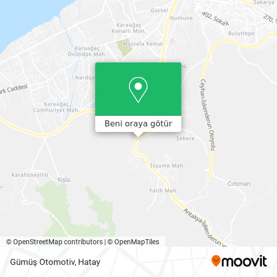 Gümüş Otomotiv harita