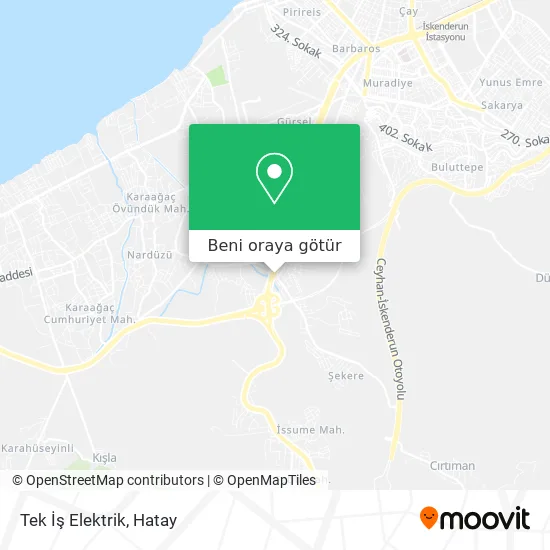 Tek İş Elektrik harita