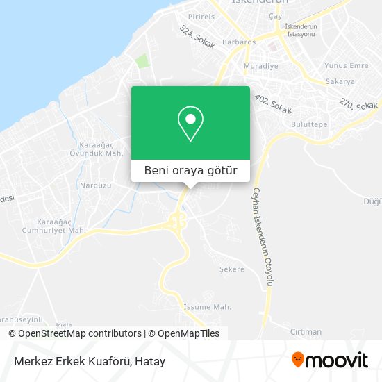 Merkez Erkek Kuaförü harita