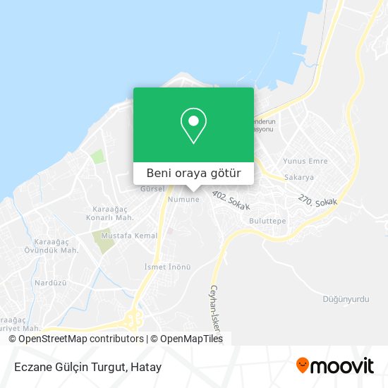 Eczane Gülçin Turgut harita