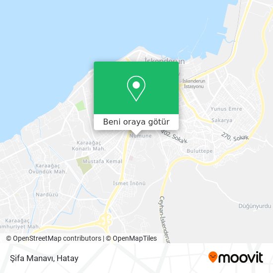 Şifa Manavı harita
