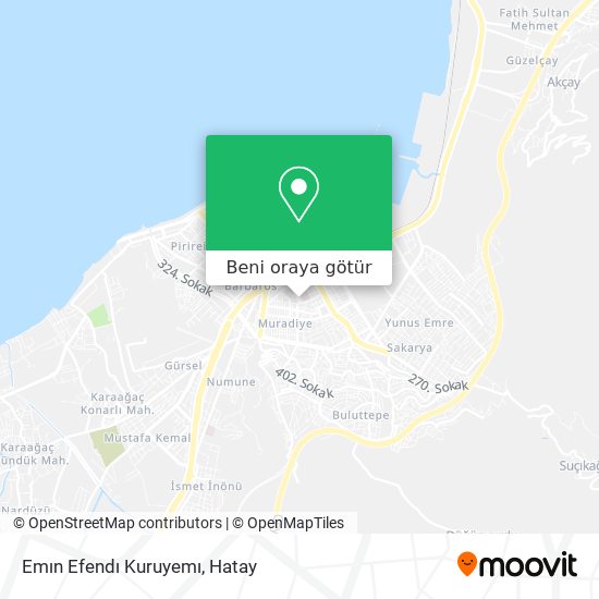 Emın Efendı Kuruyemı harita