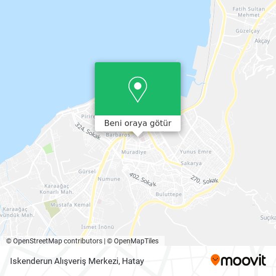 Iskenderun Alışveriş Merkezi harita