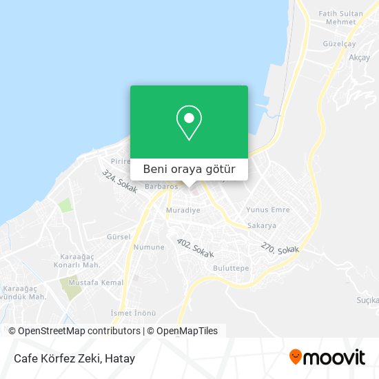 Cafe Körfez Zeki harita