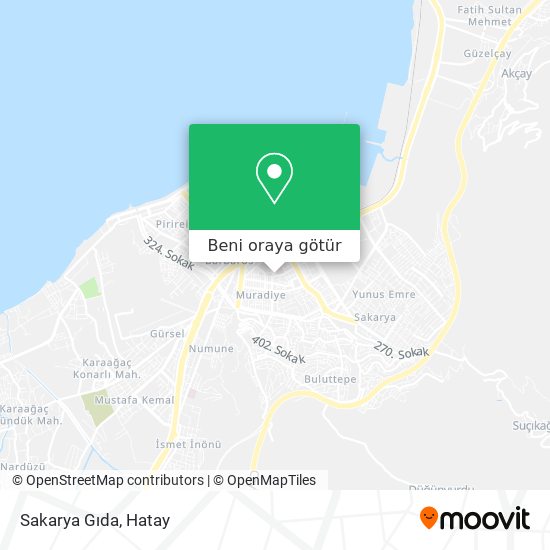 Sakarya Gıda harita
