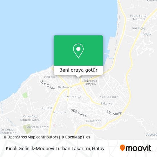 Kınalı Gelinlik-Modaevi Türban Tasarımı harita