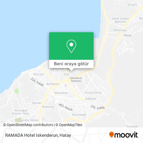 RAMADA Hotel Iskenderun harita
