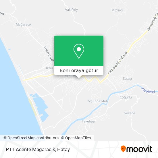 PTT Acente Mağaracık harita