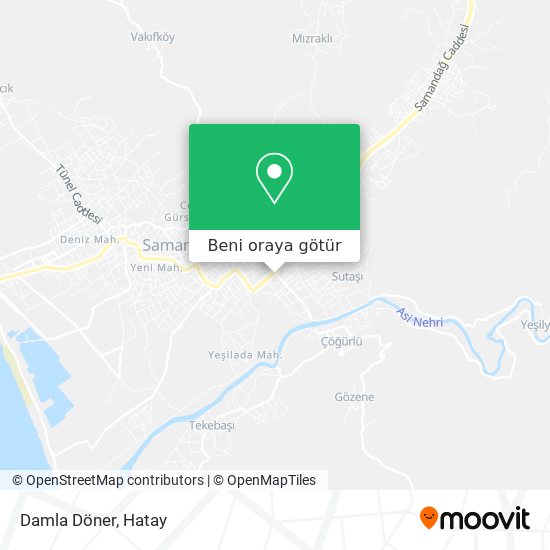 Damla Döner harita
