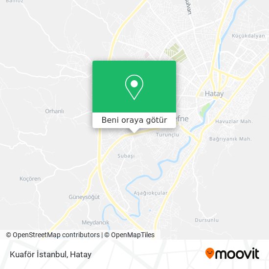 Kuaför İstanbul harita