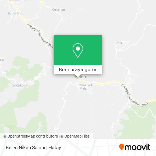 Belen Nikah Salonu harita