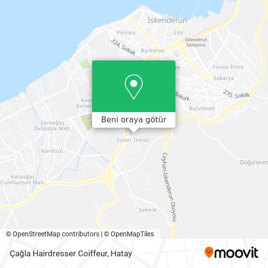Çağla Hairdresser Coiffeur harita
