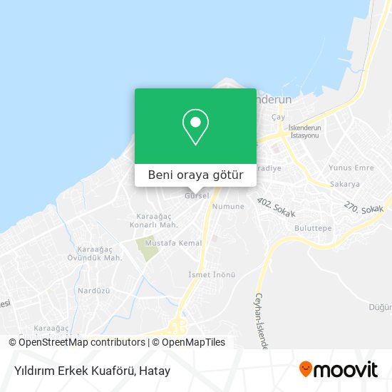 Yıldırım Erkek Kuaförü harita