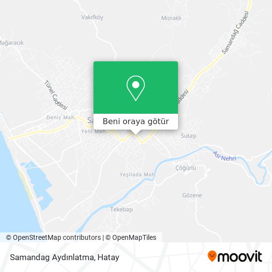 Samandag Aydınlatma harita