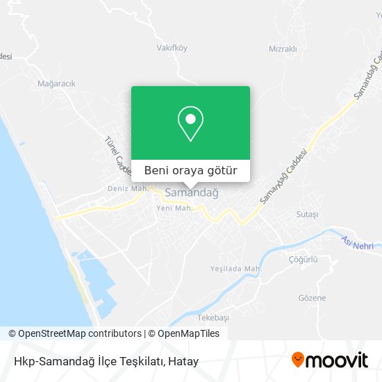 Hkp-Samandağ İlçe Teşkilatı harita