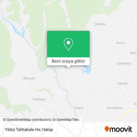 Yıldız Tahtakale Hır harita