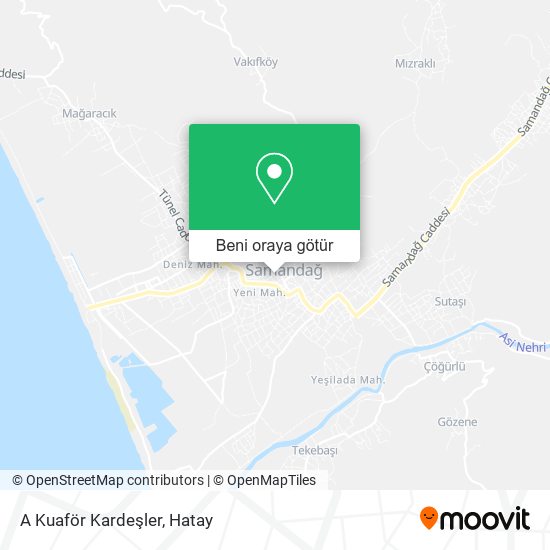 A Kuaför Kardeşler harita