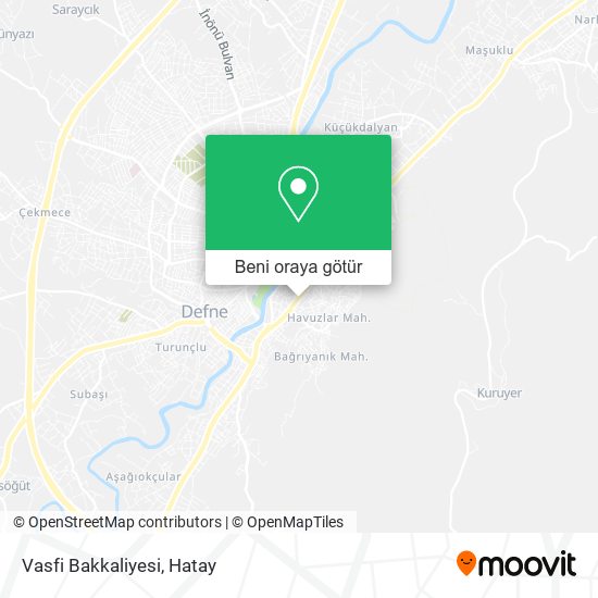 Vasfi Bakkaliyesi harita