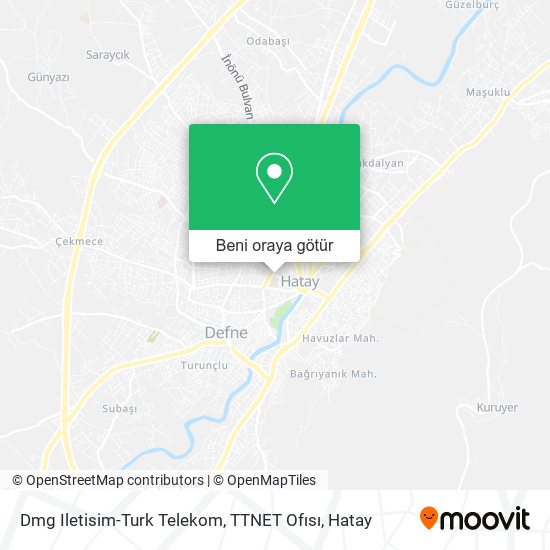 Dmg Iletisim-Turk Telekom, TTNET Ofısı harita