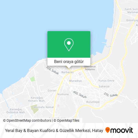 Yeral Bay & Bayan Kuaförü & Güzellik Merkezi harita