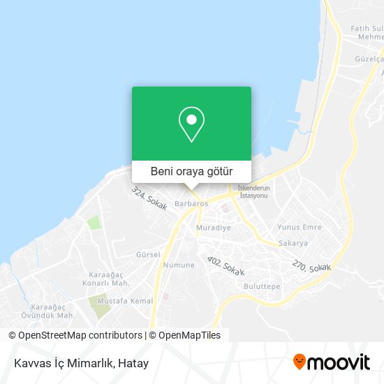 Kavvas İç Mimarlık harita