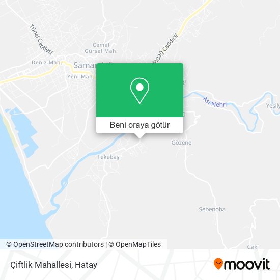 Çiftlik Mahallesi harita