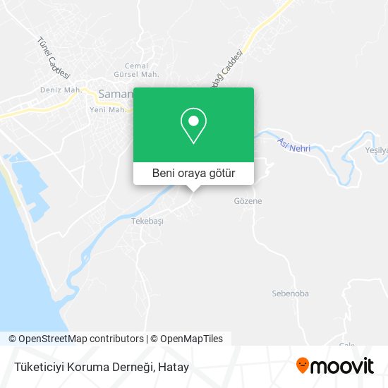 Tüketiciyi Koruma Derneği harita