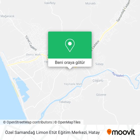 Özel Samandağ Limon Etüt Eğitim Merkezi harita