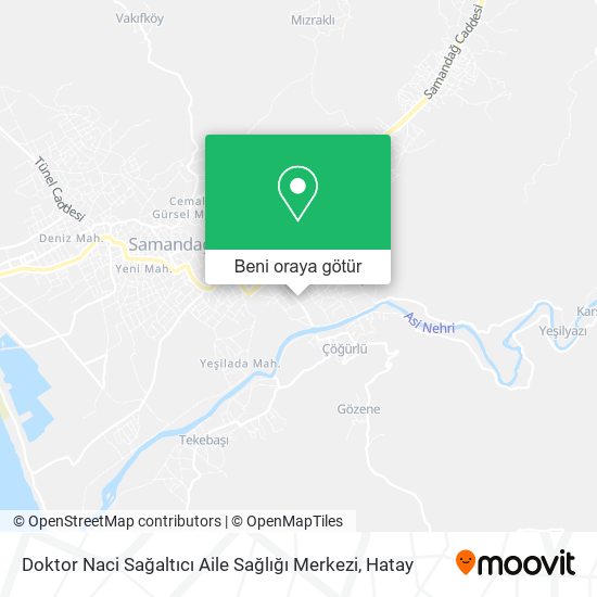Doktor Naci Sağaltıcı Aile Sağlığı Merkezi harita