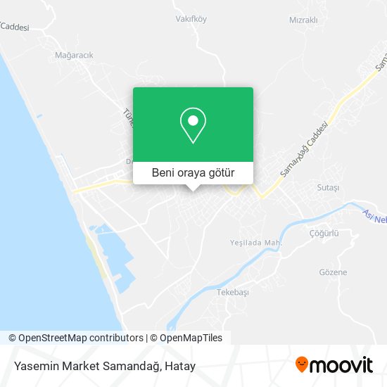 Yasemin Market Samandağ harita