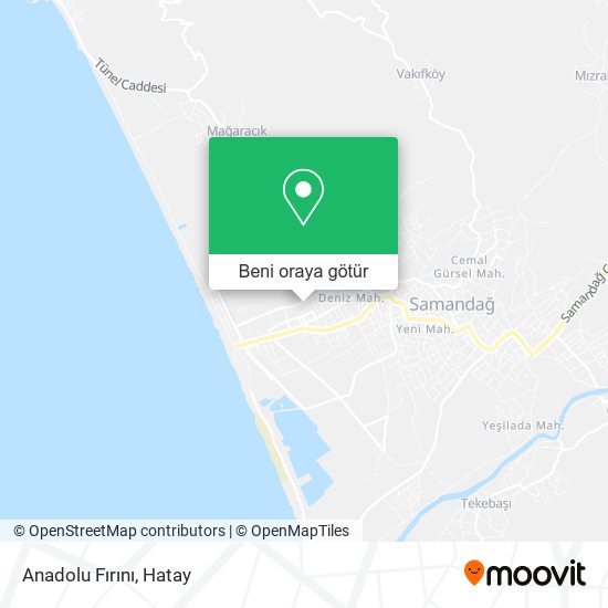 Anadolu Fırını harita