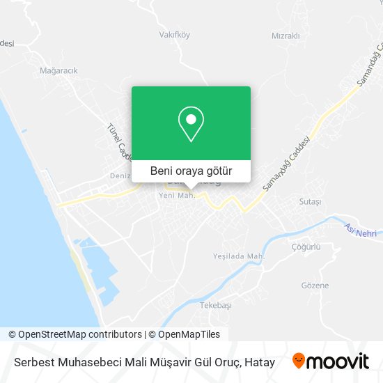 Serbest Muhasebeci Mali Müşavir Gül Oruç harita