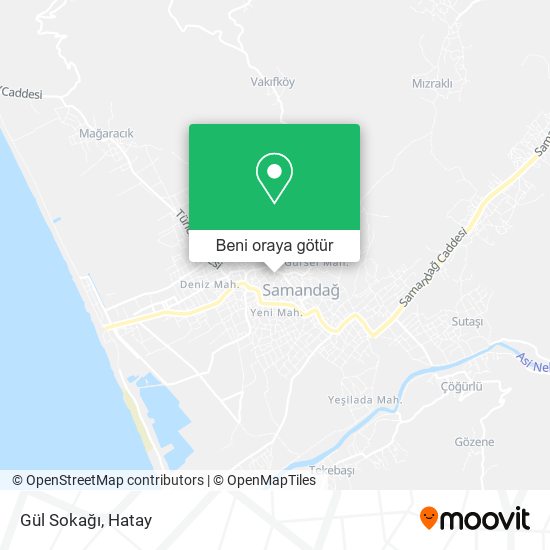 Gül Sokağı harita