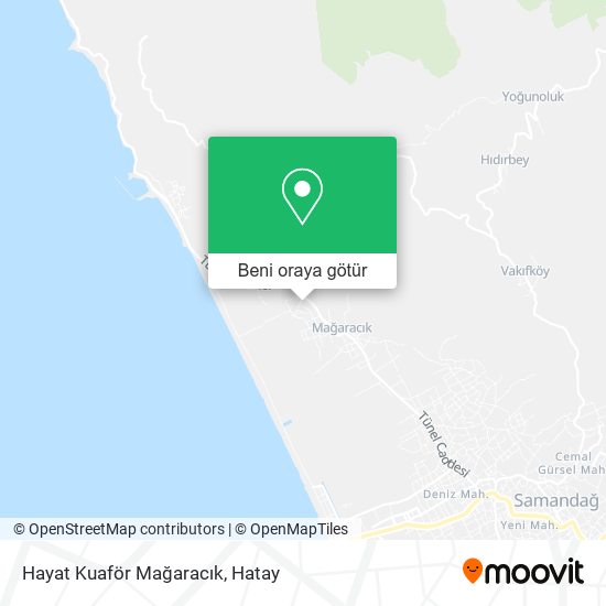 Hayat Kuaför Mağaracık harita