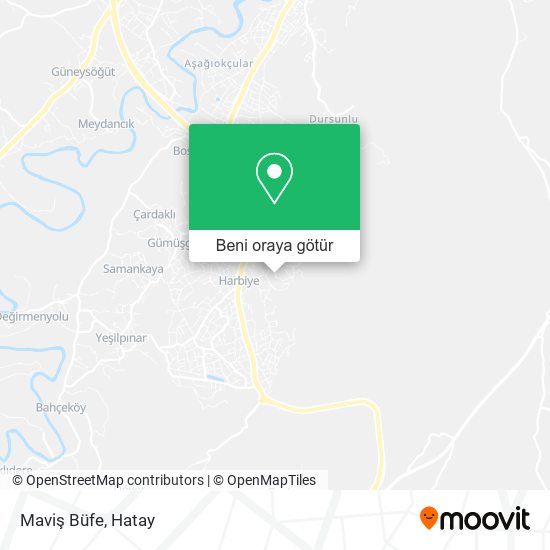 Maviş Büfe harita
